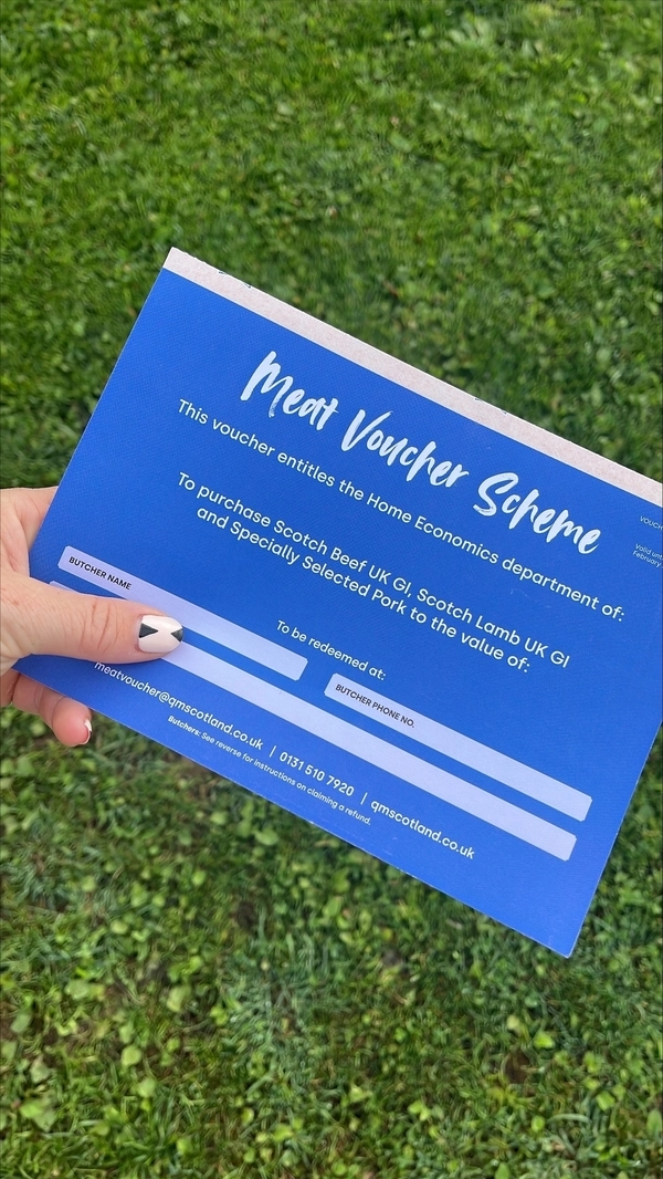 Scotch Red Meat returns to school: QMS Meat Voucher Scheme 2025/26 Launches