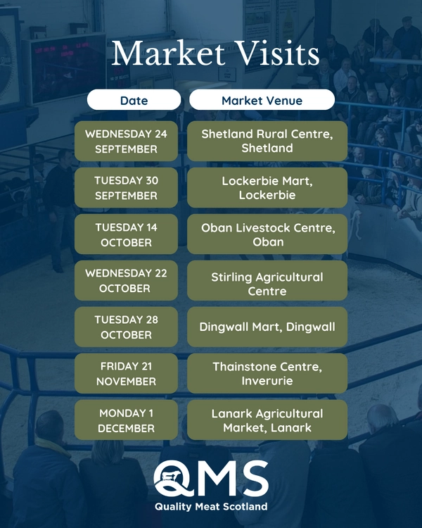 Quality Meat Scotland hits the road – meet us at marts across Scotland