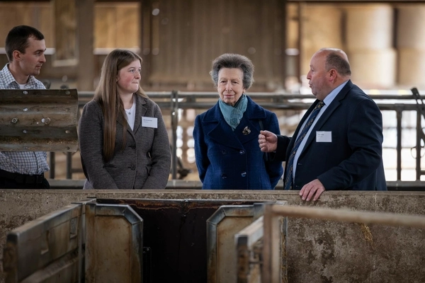 HRH The Princess Royal Visits Award-Winning Corskie Farm in Moray